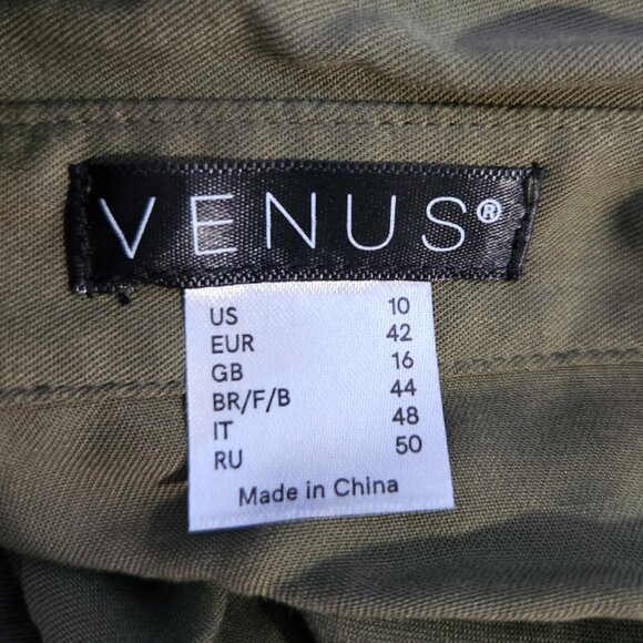 Versatile Green Cargo Style Dress Size 10 - Picture 5 of 7